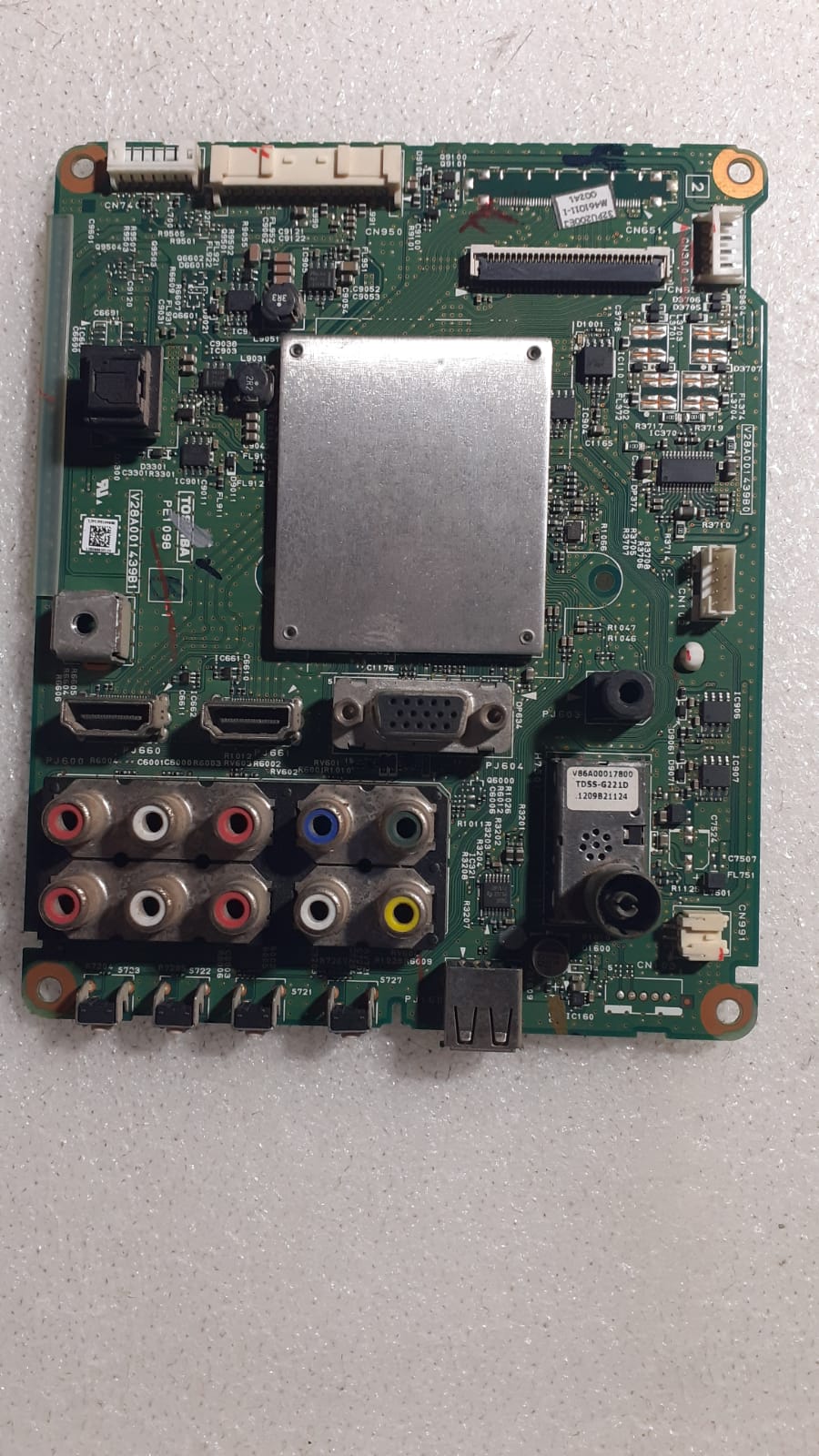 Toshiba 32 inch LED TV Motherboard for Model 32P4200ZE