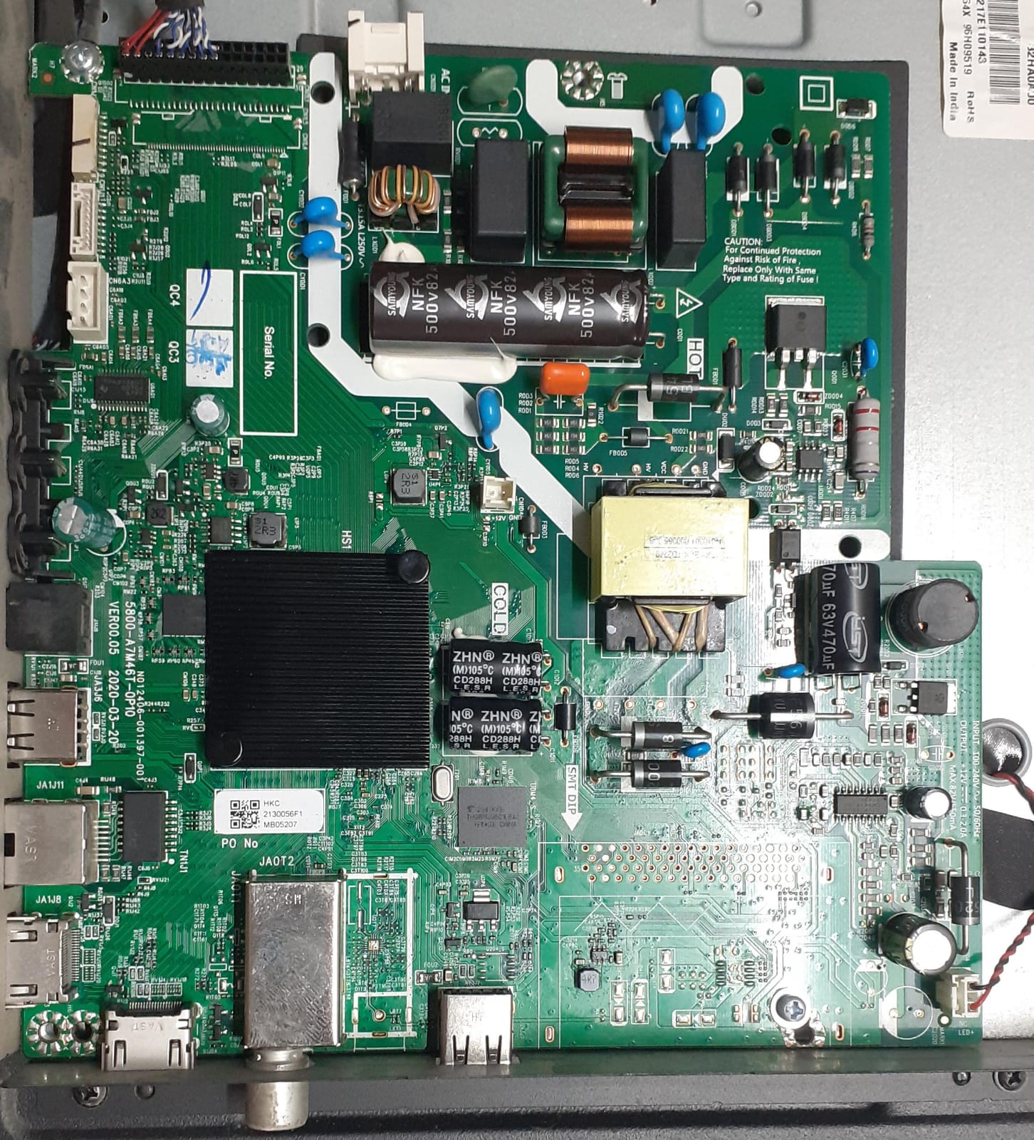 OnePlus 32 inch LED TV Motherboard for Model 32HA0800