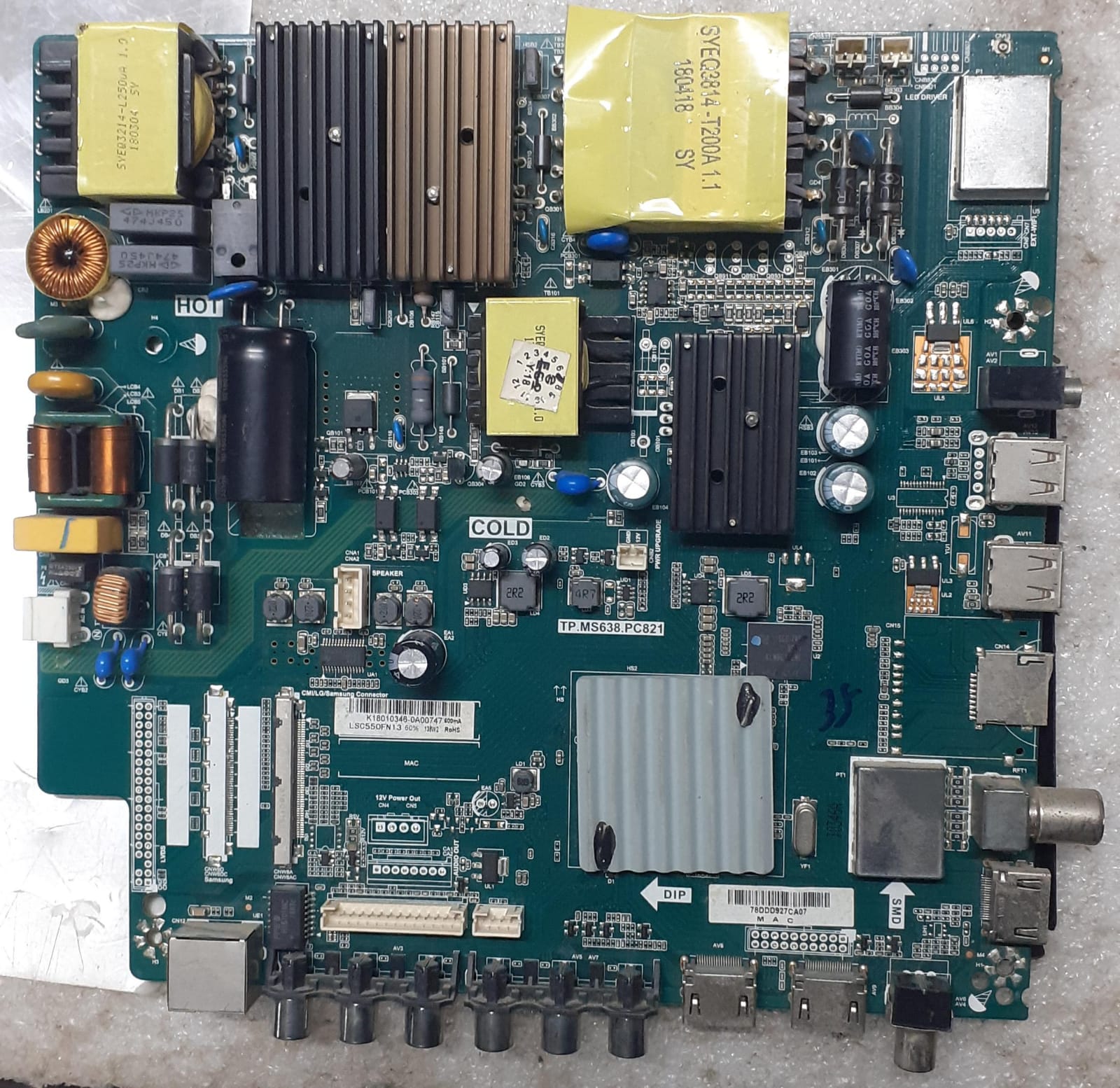 VU 43 inch LED TV Motherboard for Model 43US