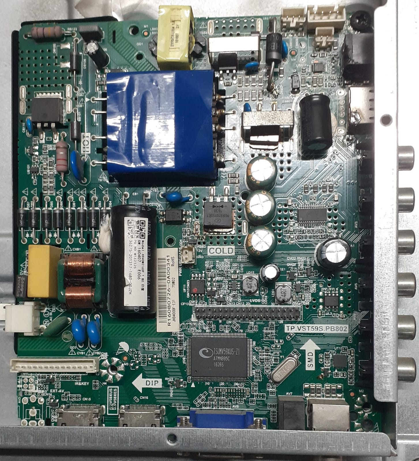 VU 40 inch LED TV Motherboard for Model 40D6575