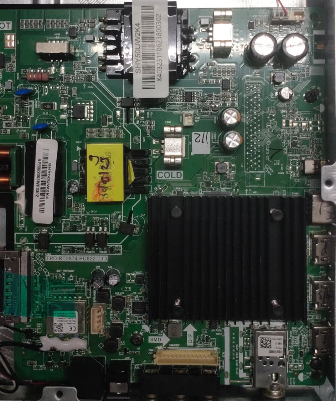 Hyundai 50 inch LED TV Motherboard for Model 50UHDHYW2K4