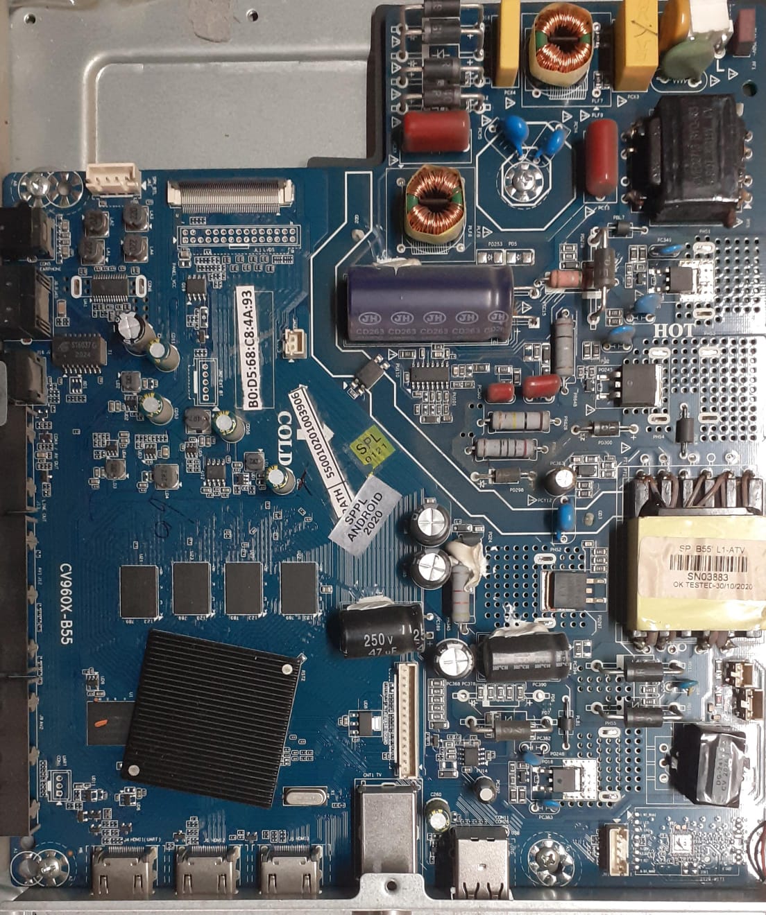 Kodak 50 LED TV Mother Board for Model 50UHDX7XPROBL