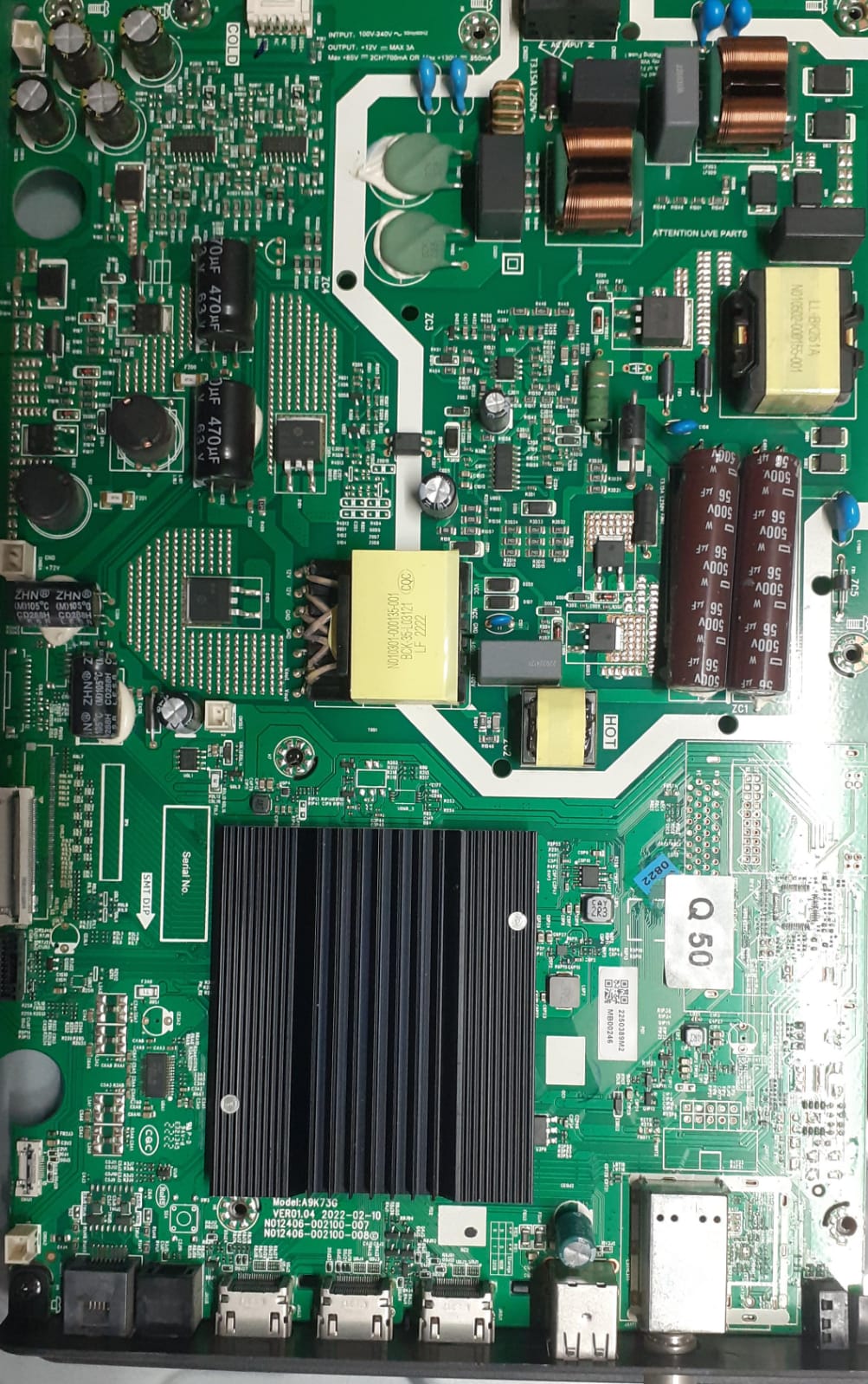 Thomson 50 LED TV Mother Board for Model Q50H1000