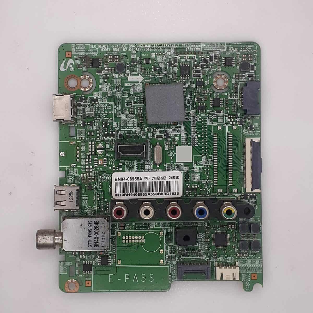 Samsung 40 LED TV Mother Board For Model UA40D5000AR