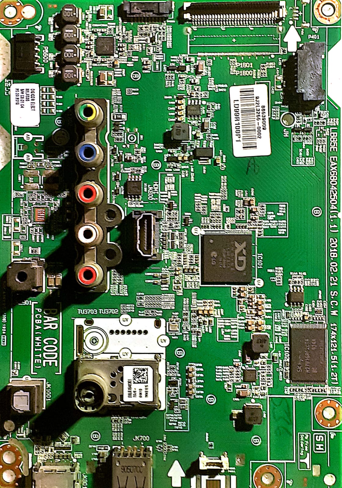 LG 32 LED TV Mother Board For Model 32LK536BPTB