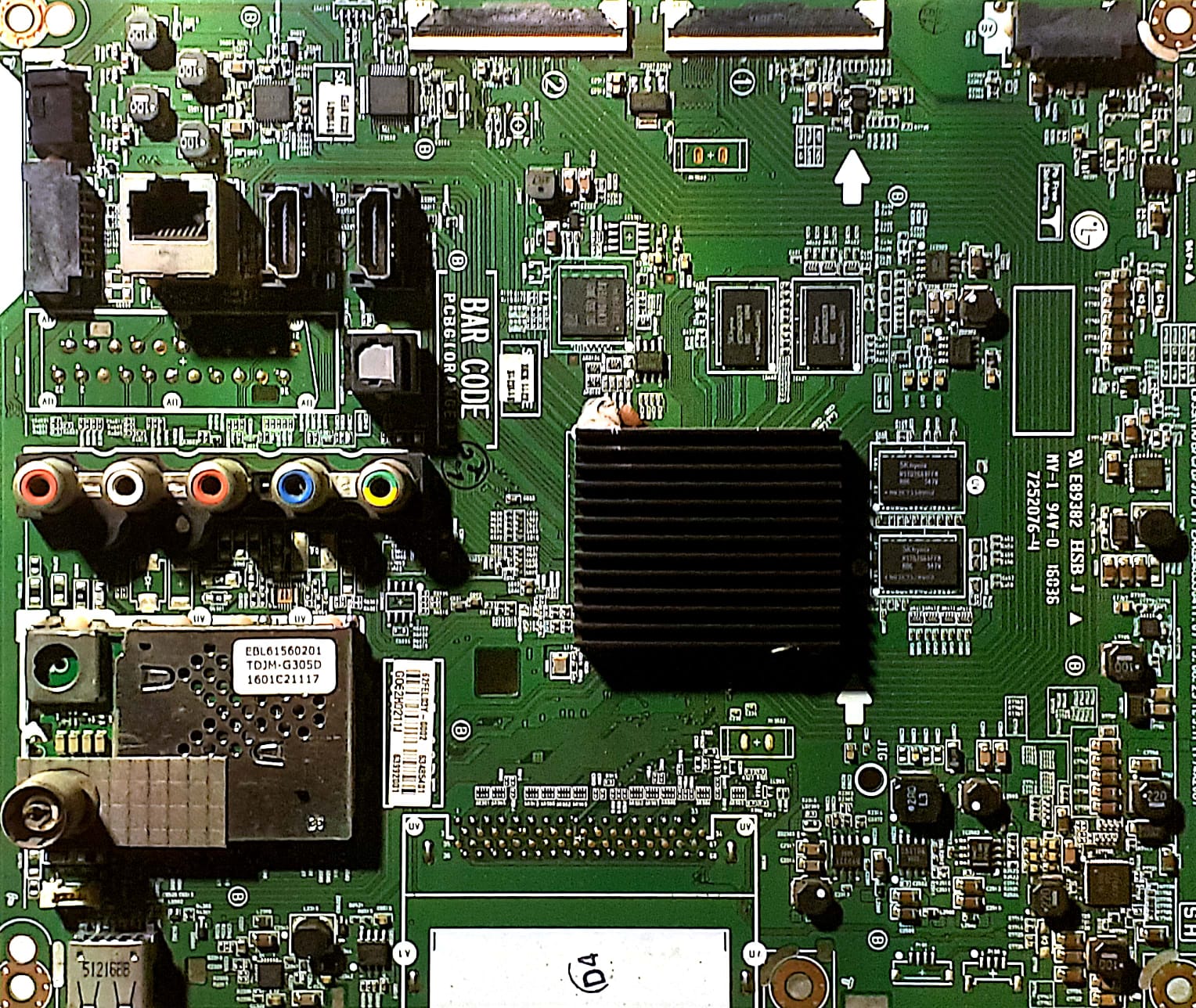LG 43 LED TV Mother Board For Model 43UF640T