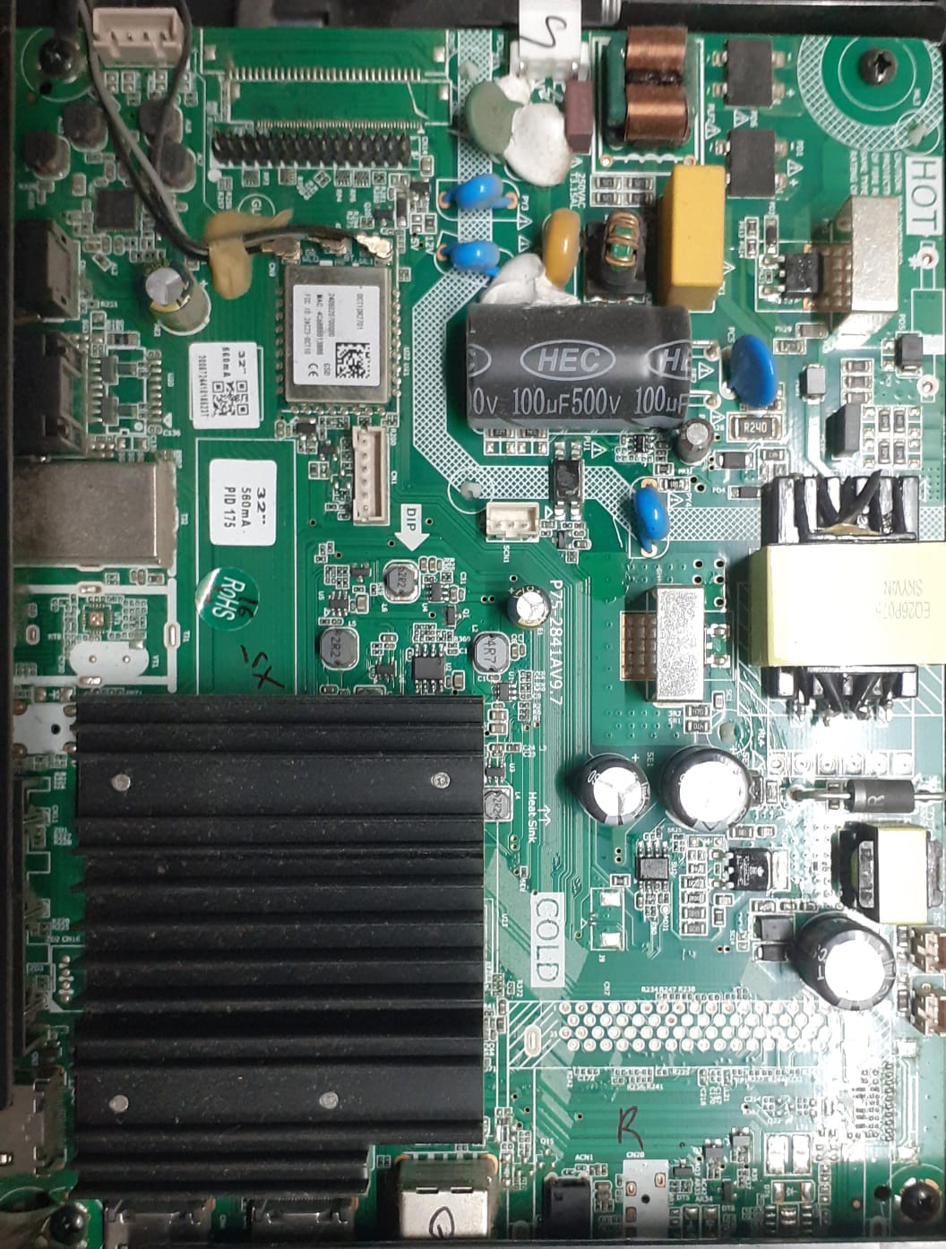 Vise 32 inch LED TV Motherboard for Model VS32HGA2A