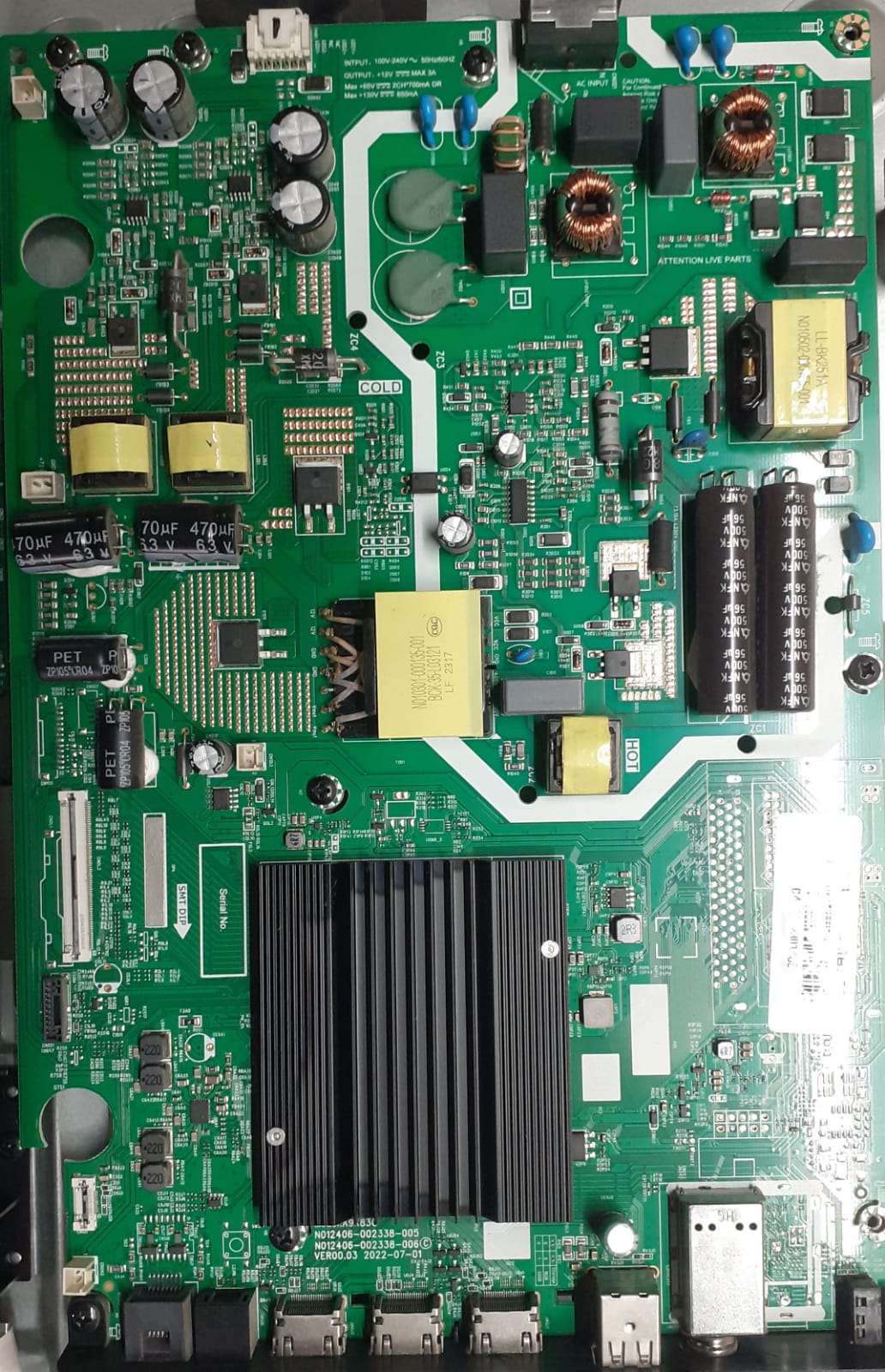 Motorola 55 inch LED TV Motherboard for Model 55UHDGQMBHGA - Image 2