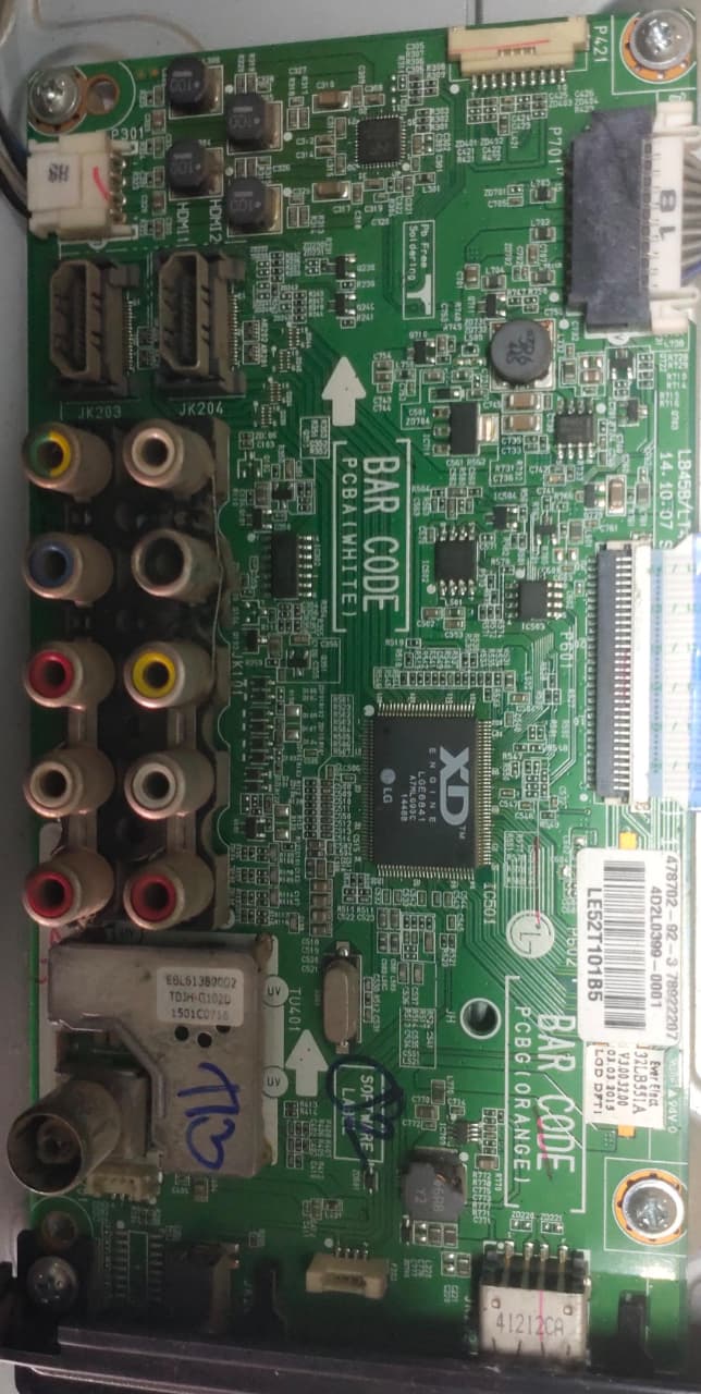 LG 32 inch LED TV Motherboard for Model 32LB515A-TH
