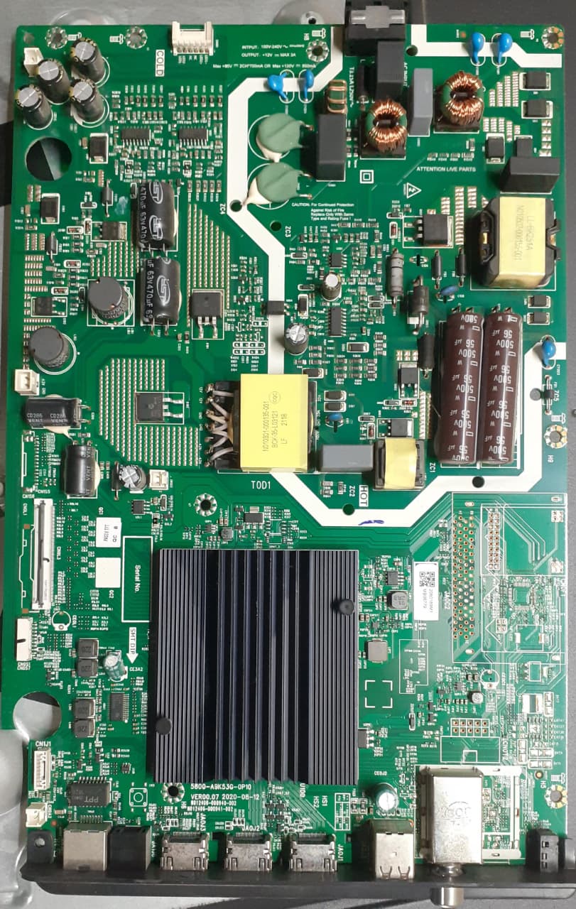 Motorola 55 inch LED TV Motherboard for Model 55SAUHDMQ