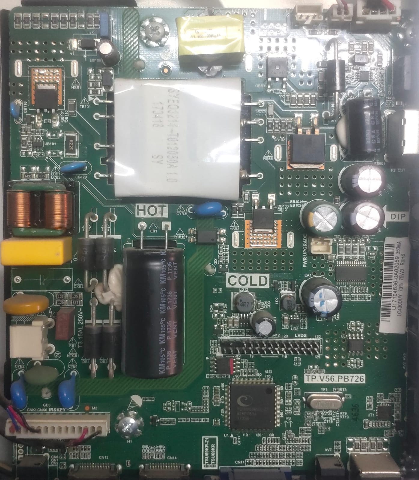 Reconnect 43 inch LED TV Motherboard for Model RELEG4301